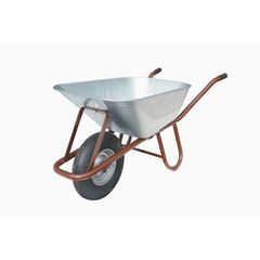  Schub- und Sackkarren Schubkarre müba-Muldenkarre "Betonkarre", Mulde (90L) mit halber Drahteinlage, Nylonlagerbereifung, Tragfähigkeit 200kg 12444419