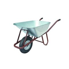  Schub- und Sackkarren Schubkarre müba-Muldenkarre "Betonkarre", Mulde (90L) mit halber Drahteinlage, Kugellagerbereifung, Tragfähigkeit 200kg 12444254