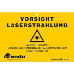  Nedo Zubehör Nedo Laserwarnschild 12445348