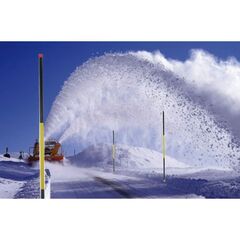 Schneeleitstäbe NESTLE Schneeleitstab aus Stahlrohr, 50 cm-Teilung, schwarz/gelb 12385762