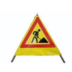  Warnpyramiden NESTLE Warnpyramide 70cm WAPY 70G, schweres Gest. mit Federmech. 12385306