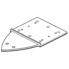  Schleifpapier 115 x 102 mm Klett- Verschluss Makita Schleifplatte 12425513