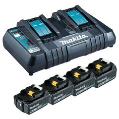  Power Source Kits Makita Power Source Kit Li 18V 4x6Ah 12424848
