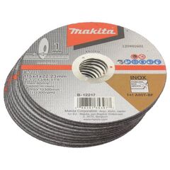  Trennscheiben 115 / 125 / 150 mm Edelstahl Makita Trennscheibe 115 x 1 mm, INOX(10) 12425809