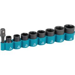  3/8-Aussenvierkant Makita Steckschlüssel-Set 9-tlg. 3/8" 12425328