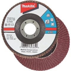  abgewinkelte Scheibe Makita Fächerschleifscheibe 180 mm 40 12425784
