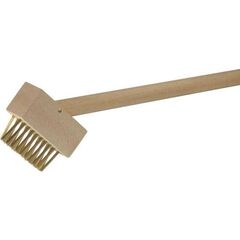  Fugenbürste mit hochwertig messingbeschichteten Stahlborsten Fugenbürste mit hochwertig messingbeschichteten Stahlborsten, mit Kratzer aus Edelstahl (RVS), ohne Stiel 12379806
