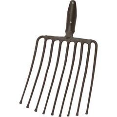  Idealspaten Gabeln IDEAL-Steingabel, schwarz, Federdülle, ohne Stiel 12379768