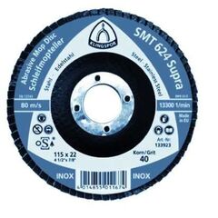  SMT 624 Schleifmopteller Klingspor SMT 624 Schleifmopteller 100 x 16 mm Korn 36 gewölbt 12458014