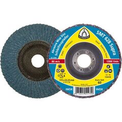  SMT 628 Schleifmopteller Klingspor SMT 628 Schleifmopteller 125 x 22,23 mm Korn 36 gerade 12458041