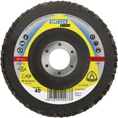  SMT 324 Schleifmopteller Klingspor SMT 324 Schleifmopteller 125 x 22,23 mm Korn 40 gerade 12457981