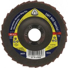  SMT 800 Schleifmopteller Vlies Klingspor SMT 800 Schleifmopteller Vlies 115 x 22,23 mm Coarse Korund gewölbt 12458056