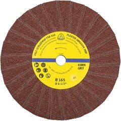 KLINGSPOR Schleifmoprad FSR 618 für Metall Universal FSR 618 Schleifmopräder 165 x 14 mm Korn 150 Einreihig 2 Lamellen pro Paket 12459772
