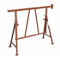  Stahlrohr-Gerückbock müba-Stahlrohr-Gerüstbock,1,20 m breit, Höhenverstellbar von 0,75 - 1,30 m, Tragfähigkeit 1500kg, verzinkt 12444226