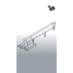  2081 Kranarm Kranarm 2081.01,verzinkt Traglast 2500 kg bei 700 mm Auslage max. 3700 mm teleskopierbar 12391774