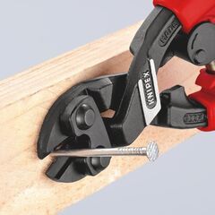  KNIPEX CoBolt® Kompakt-Bolzenschneider KNIPEX 71 22 200 CoBolt® Kompakt-Bolzenschneider mit schlanken Mehrkomponenten-Hüllen schwarz atramentiert 200 mm 12380424