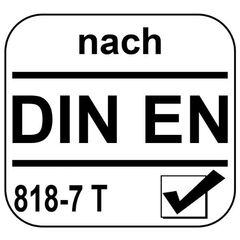  Hebezeugketten (T), für handbetriebene Hebezeuge (mit H-Stempel) Hebezeugkette (handbetriebene Hebezeuge), GK8, galv. verz.., 8x24 mm 12398548