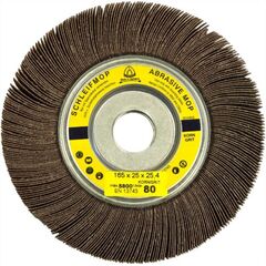  KLINGSPOR Schleifmoprad SM 611 W, Bohrungs-Ø 25,4 mm SM 611 Schleifmopräder 165 x 25 x 25,4 mm Korn 80 12459859