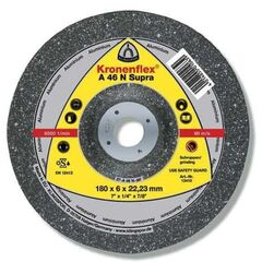  Schruppschleifscheibe A 46 N Schruppscheiben 180 x 6 x 22,23 mm gekröpft 12460479