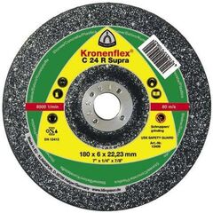  Schruppschleifscheibe C 24 R Schruppscheiben 180 x 6 x 22,23 mm gekröpft 12460481