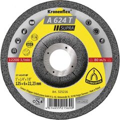  Schruppschleifscheibe A 624 T Schruppscheiben 230 x 6 x 22,23 mm gekröpft 12460511