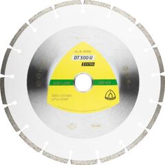  Klingspor Extra DT 300 U Diamanttrennscheiben DT 300 U Diamanttrennscheiben 300 x 2,8 x 20 mm 17 Segmente 50,1 x 2,8 x 7 mm Standardverzahnung 12460639