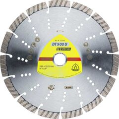  Klingspor Special DT 900 U Diamanttrennscheiben, Standard Turbo DT 900 U Diamanttrennscheiben 180 x 2,6 x 22,23 mm 11 Segmente 42 x 2,6 x 12 mm Standard Turbo 12460753