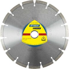  Klingspor Special DT 900 K Diamanttrennscheiben, Standardverzahnung DT 900 K Diamanttrennscheiben 180 x 2,6 x 22,23 mm 11 Segmente 42 x 2,6 x 12 mm Standardverzahnung 12460712