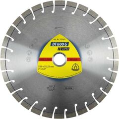  Klingspor Supra DT 600 G Diamanttrennscheiben DT 600 G Diamanttrennscheiben 180 x 2,6 x 22,23 mm 22 Segmente 20 x 2,6 x 9 mm Kurzverzahnung 12460818