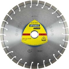  Klingspor Supra DT 600 G Diamanttrennscheiben DT 600 G Diamanttrennscheiben 230 x 2,6 x 22,23 mm 30 Segmente 20 x 2,6 x 9 mm Kurzverzahnung 12460819