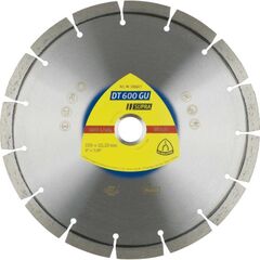  Klingspor Supra DT 600 GU Diamanttrennscheiben DT 600 GU Diamanttrennscheiben, 115 x 2,4 x 22,23 mm 8 Segmente 33 x 2,4 x 10 mm, Standardverzahnung 12460822