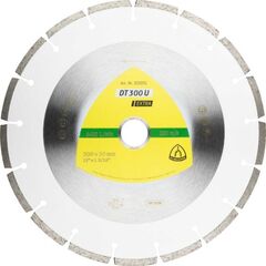  Klingspor Extra DT 300 U Diamanttrennscheiben DT 300 U Diamanttrennscheiben 300 x 2,8 x 20 mm 17 Segmente 50,1 x 2,8 x 7 mm Standardverzahnung 12460639