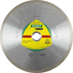  Klingspor Supra DT 600 F Diamanttrennscheiben DT 600 F Diamanttrennscheiben, 100 x 1,6 x 22,23 mm 1,6 x 7 mm, geschlossener Rand 12460812