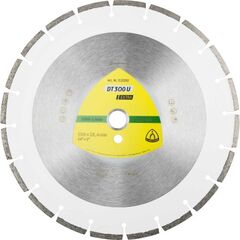  Klingspor Extra DT 300 U Diamanttrennscheiben DT 300 U Diamanttrennscheiben 350 x 2,8 x 25,4 mm 20 Segmente 50,1 x 2,8 x 7 mm Standardverzahnung 12460642