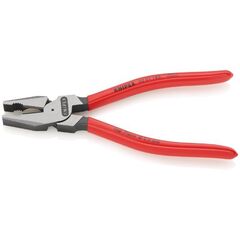  Kraft-Kombizangen KNIPEX 02 01 180 Kraft-Kombizange mit Kunststoff überzogen schwarz atramentiert 180 mm 12381041