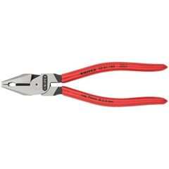  Kraft-Kombizangen KNIPEX 02 01 180 Kraft-Kombizange mit Kunststoff überzogen schwarz atramentiert 180 mm 12381041