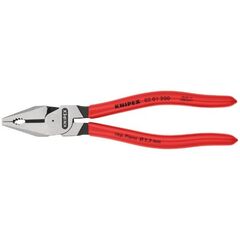  Kraft-Kombizangen KNIPEX 02 01 200 Kraft-Kombizange mit Kunststoff überzogen schwarz atramentiert 200 mm 12381037