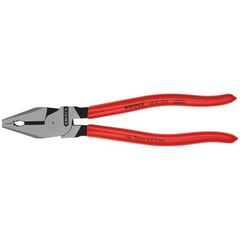  Kraft-Kombizangen KNIPEX 02 01 225 Kraft-Kombizange mit Kunststoff überzogen schwarz atramentiert 225 mm 12381040