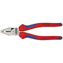  Kraft-Kombizangen KNIPEX 02 02 180 Kraft-Kombizange mit Mehrkomponenten-Hüllen schwarz atramentiert 180 mm 12381039