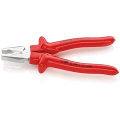  Kraft-Kombizangen KNIPEX 02 07 225 Kraft-Kombizange tauchisoliert, VDE-geprüft verchromt 225 mm 12381046