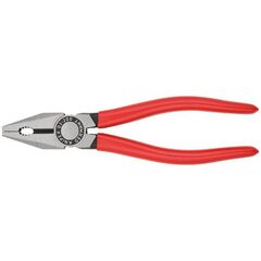  Kombizangen Kombizangen KNIPEX 03 01 200 Kombizange mit Kunststoff überzogen schwarz atramentiert 200 mm 12381030