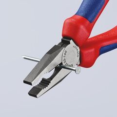  Kombizangen Kombizangen KNIPEX 03 02 160 Kombizange mit Mehrkomponenten-Hüllen schwarz atramentiert 160 mm 12381016