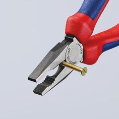  Kombizangen Kombizangen KNIPEX 03 02 160 Kombizange mit Mehrkomponenten-Hüllen schwarz atramentiert 160 mm 12381016