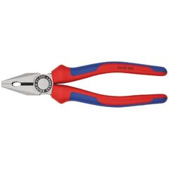  Kombizangen Kombizangen KNIPEX 03 02 200 Kombizange mit Mehrkomponenten-Hüllen schwarz atramentiert 200 mm 12381032