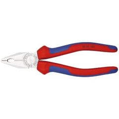  Kombizangen Kombizangen KNIPEX 03 05 180 Kombizange mit Mehrkomponenten-Hüllen verchromt 180 mm 12381018