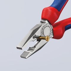  Kombizangen Kombizangen KNIPEX 03 05 180 Kombizange mit Mehrkomponenten-Hüllen verchromt 180 mm 12381018