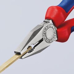  Kombizangen Kombizangen KNIPEX 03 05 180 Kombizange mit Mehrkomponenten-Hüllen verchromt 180 mm 12381018