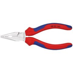  Spitz-Kombizangen KNIPEX 08 25 145 Spitz-Kombizange mit Mehrkomponenten-Hüllen verchromt 145 mm 12381053