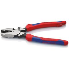  Kraft-Kombizangen "Lineman's Pliers" amerikanisches Modell KNIPEX 09 02 240 T Kraft-Kombizange "Lineman's Pliers" mit Befestigungsöse amerikanisches Modell mit Mehrkomponenten-Hüllen, mit integrierter Befestigungsöse zum Anbringen einer Absturzsicherung schwarz atramentiert 240 mm 12381057