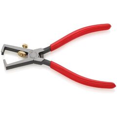  Abisolierzangen universal KNIPEX 11 01 160 Abisolierzange mit Öffnungsfeder, universal mit Kunststoff überzogen schwarz atramentiert 160 mm 12380411